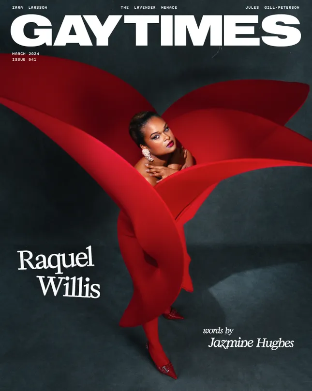 Raquel Willis for the cover of Gay Times