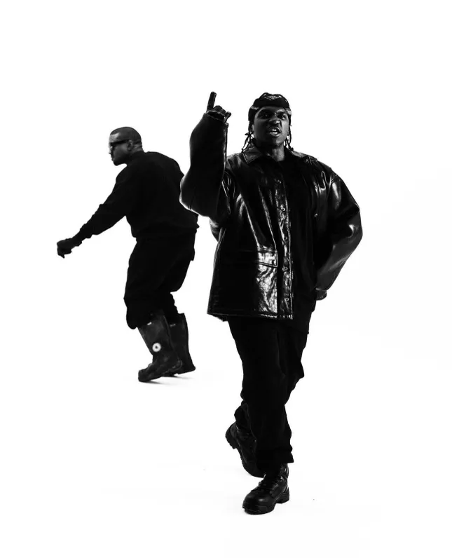 Pusha T x Ye - Diet Coke BTS photo