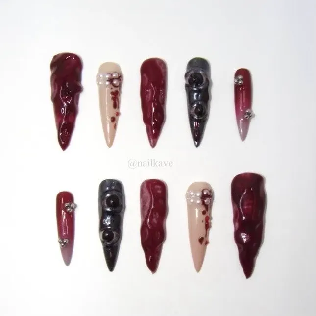 Gory Press On Nails
