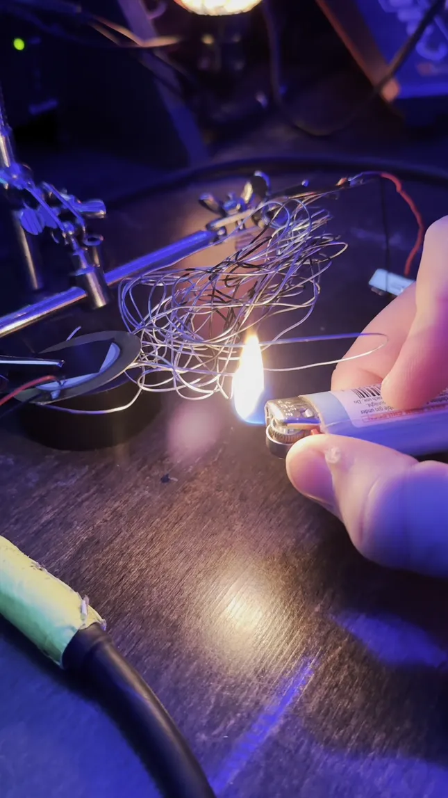 Burning Metal Sound Design