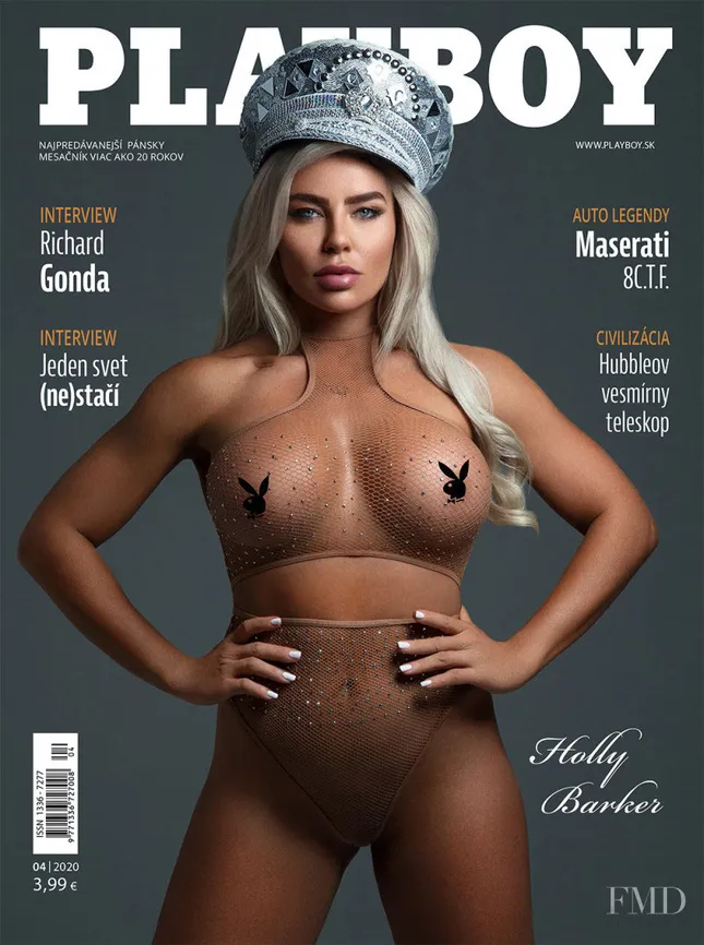 Holly Barker Playboy Slovakia cover 2020