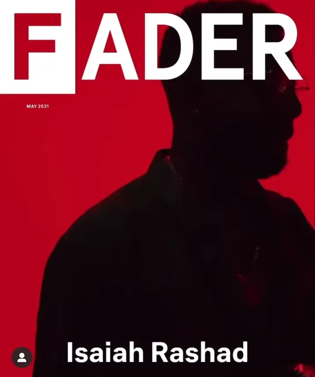 FADER MAGAZINE COVER