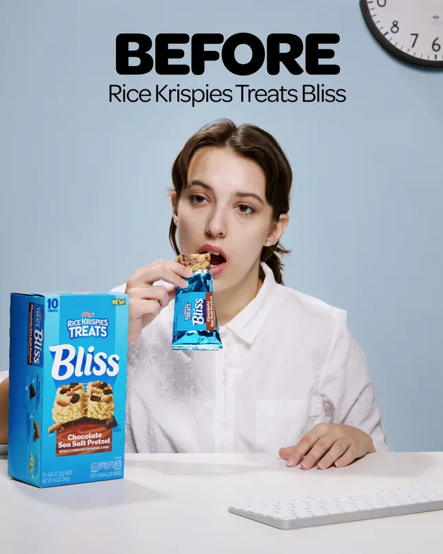 Rice Krispies Treats Bliss Bars - Before & After