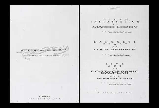 Paralell Play I Exhibition Graphic System