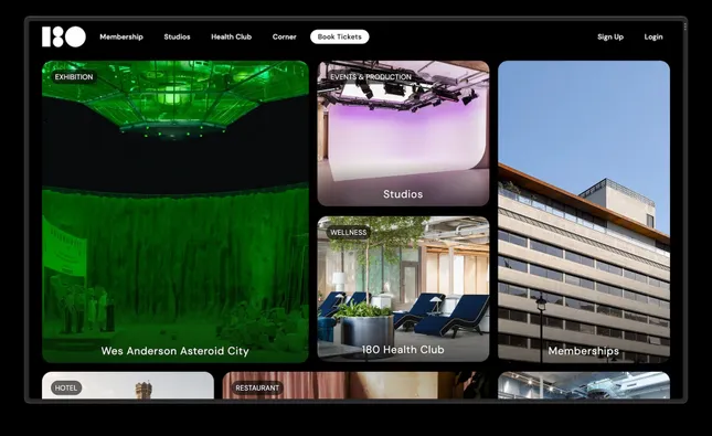 180 Studios Website