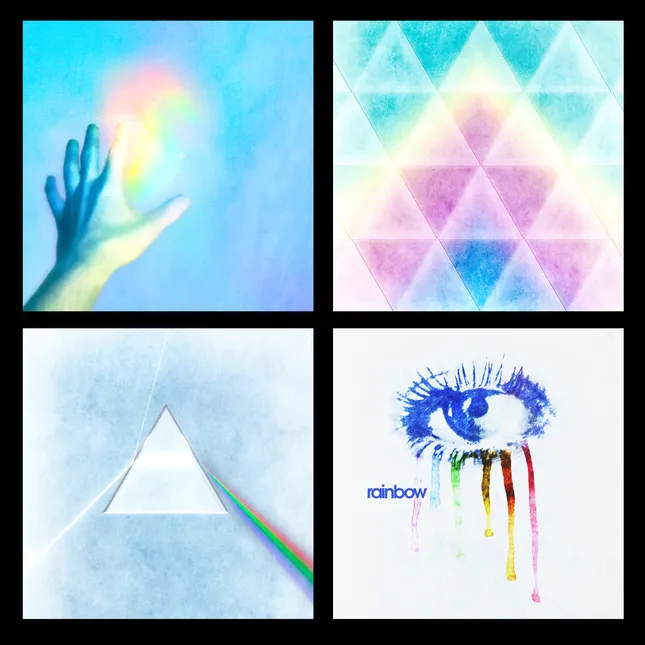 Graphic Design for Rainbow by Wuki for Monstercat