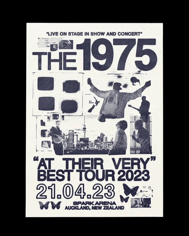 Tour poster for The 1975