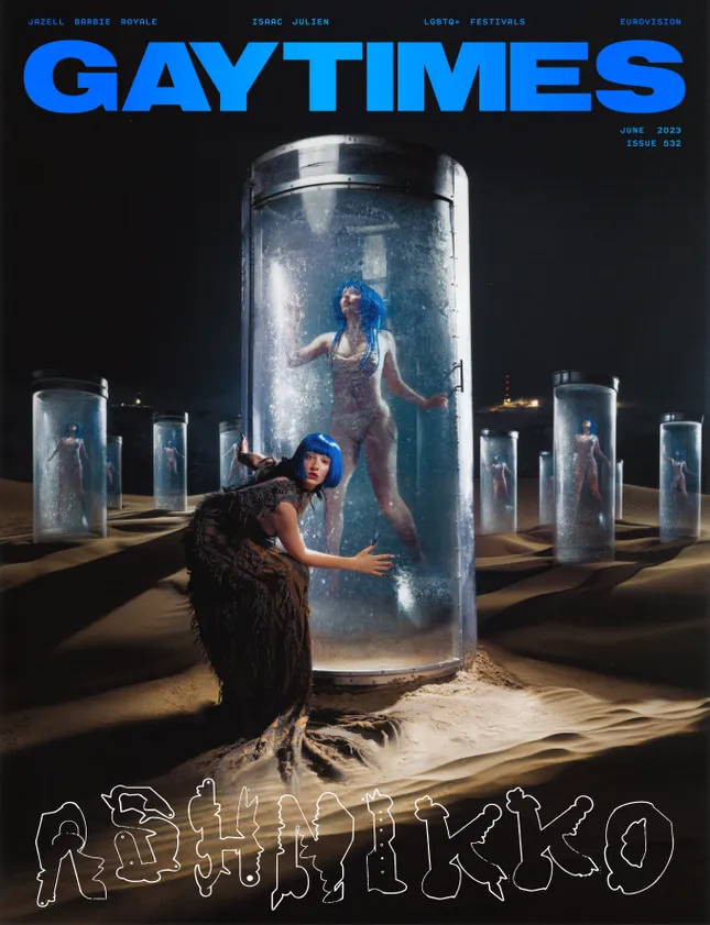 Ashnikko for the cover of Gay Times