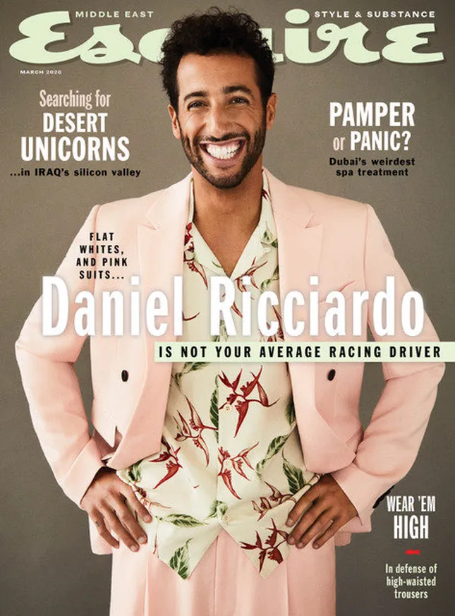 Esquire Mag ft Daniel Ricciardo