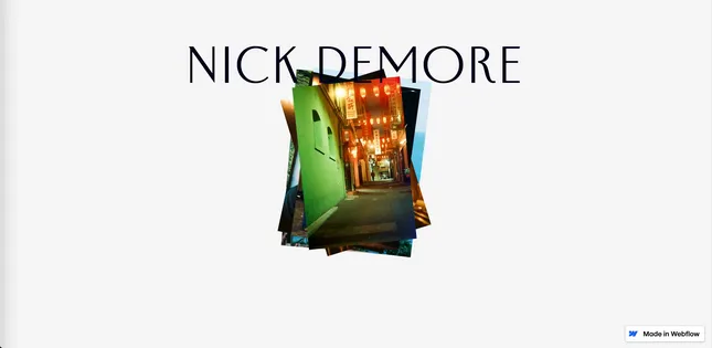 Photo Portfolio Web Experience