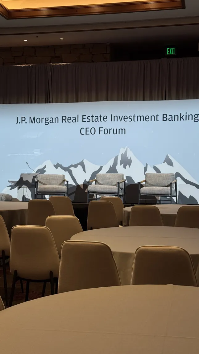 JP Morgan Real Estate Investment Banking CEO Forum January 2026