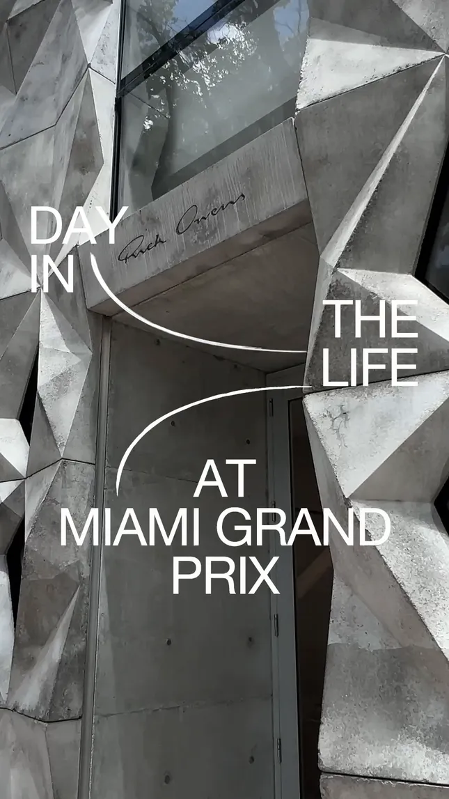 Day in the Life at Miami Grand Prix with Hypebeast