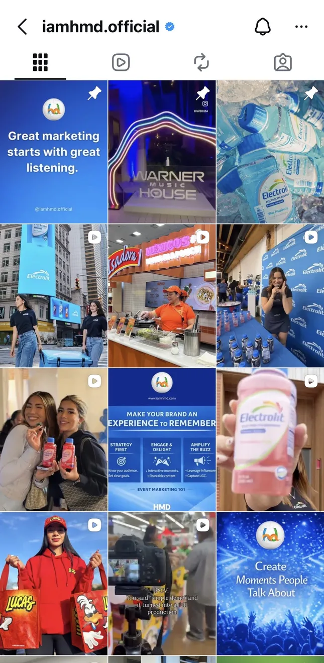 Agency Instagram Account