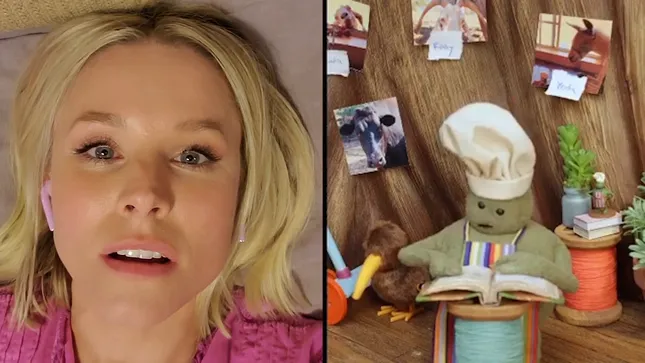 Tiny Chef Kristen Bell Zoom Call