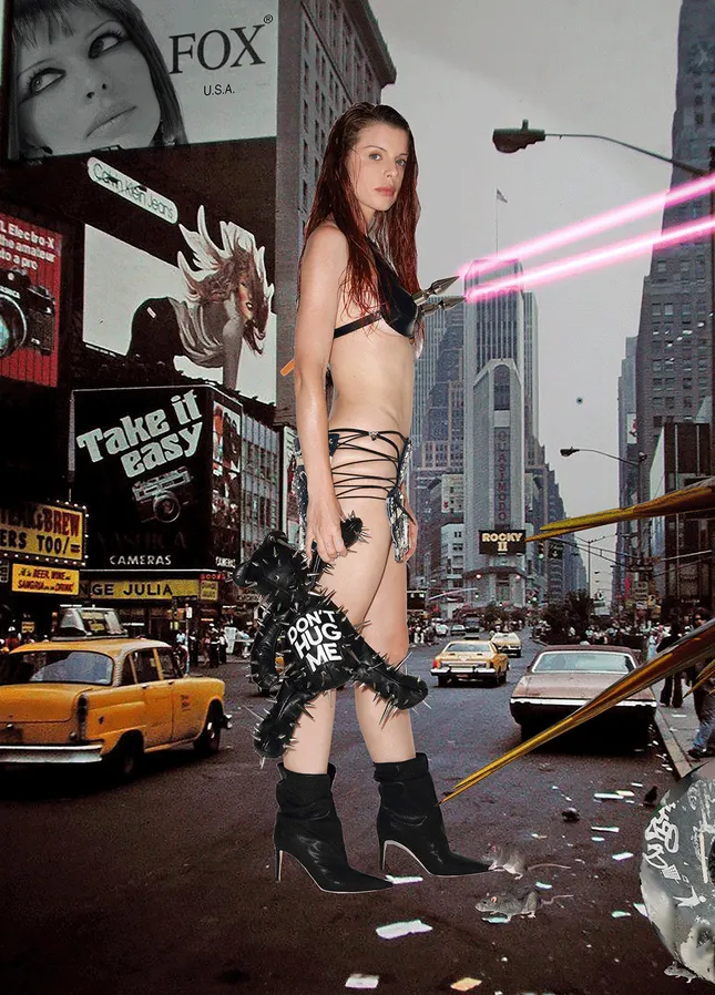Julia Fox x King Kong by Byron Spencer