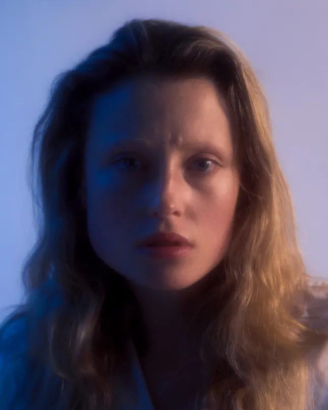 Charlotte in my studio