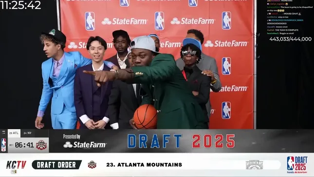 Kai Cenat's 2025 LBA Draft | MAFIA-THON #3