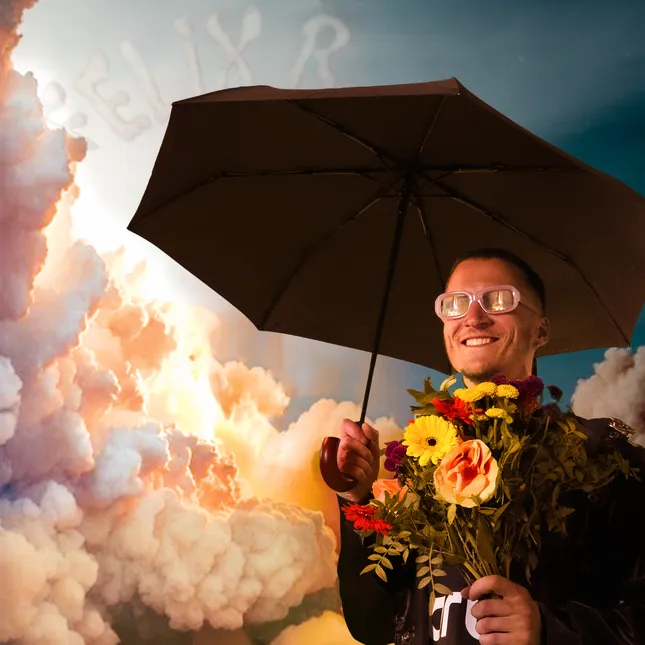 Album cover for French indie pop artist Félix R