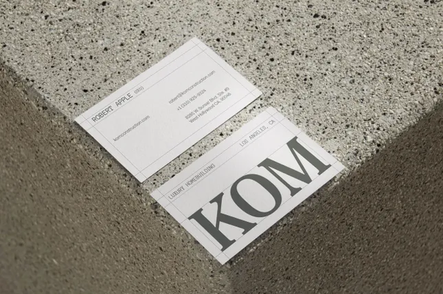 KOM Construction - Branding, Web Design & Development
