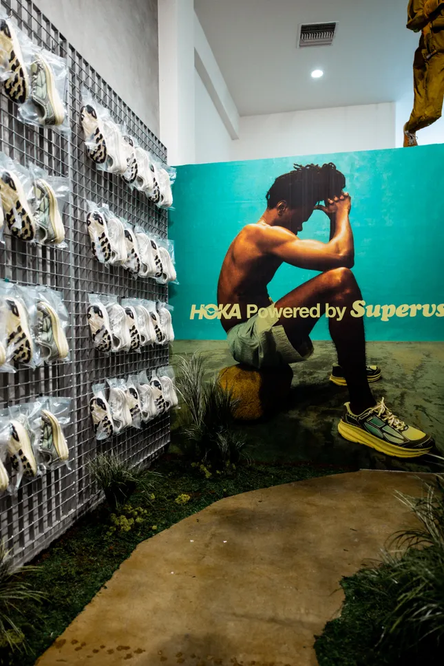 F&F SUPERVSN X HOKA SHOE LAUNCH