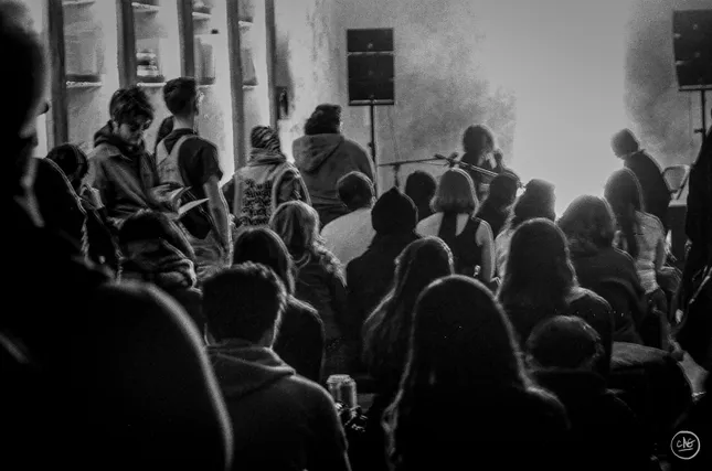 Event photography on vintage film Camera