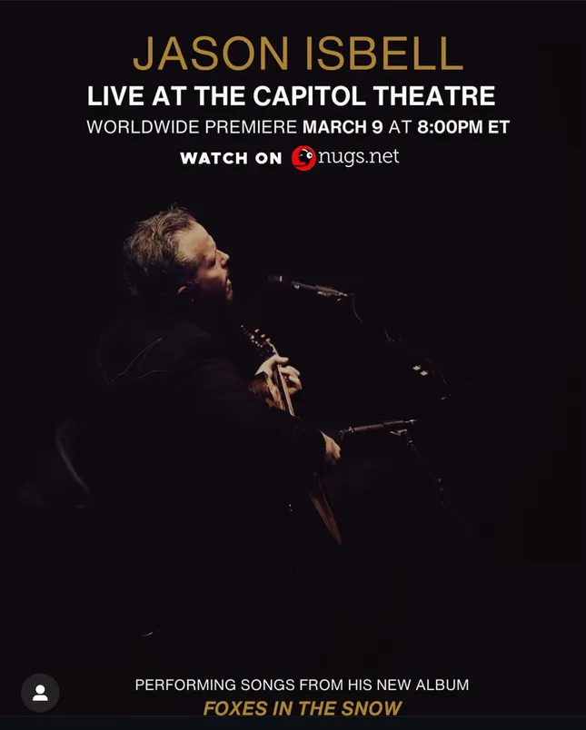 Jason Isbell live from The Capitol Theater 2025