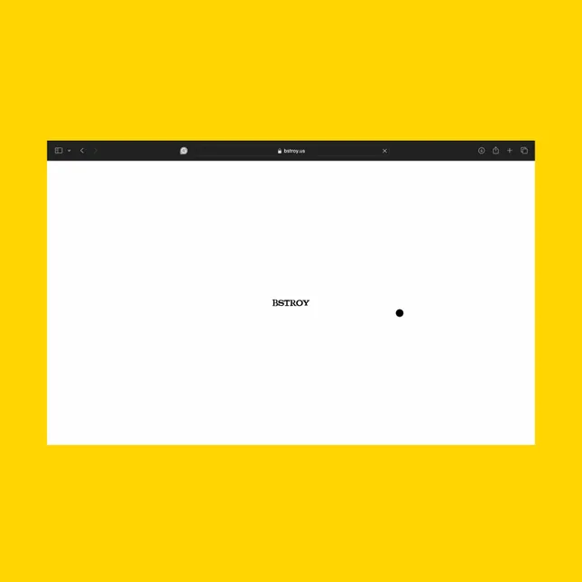 BSTROY - 2024 Web Design/Dev & motion graphics