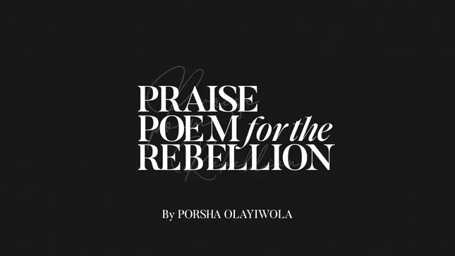 Pornhub Presents Praise Poem for the Rebellion