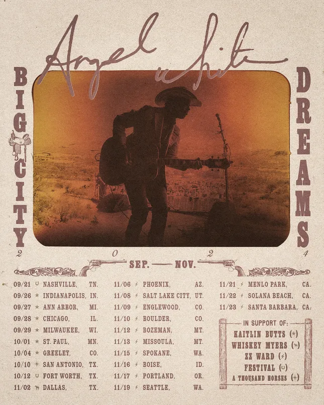 Angel White, Big City Dreams Flyer