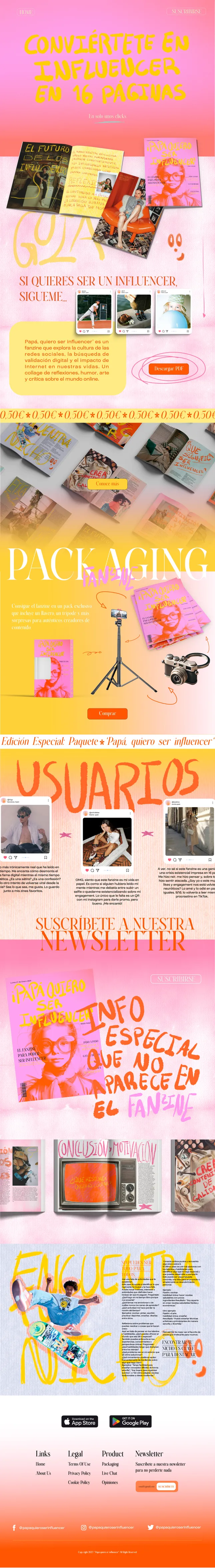 Landing page