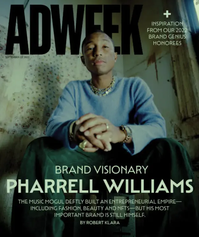 Photo Assist for AdWeek Cover Shoot feat. Pharrell Williams