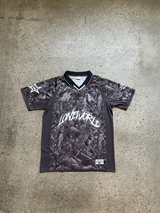 Loneworld / Grey Camo Jersey