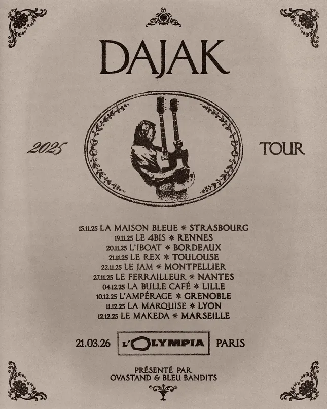 Dajak Tour 2025 - Poster