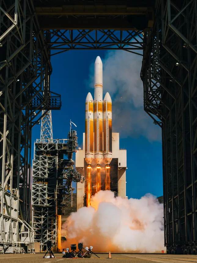 Delta IV Heavy Rocket Launch