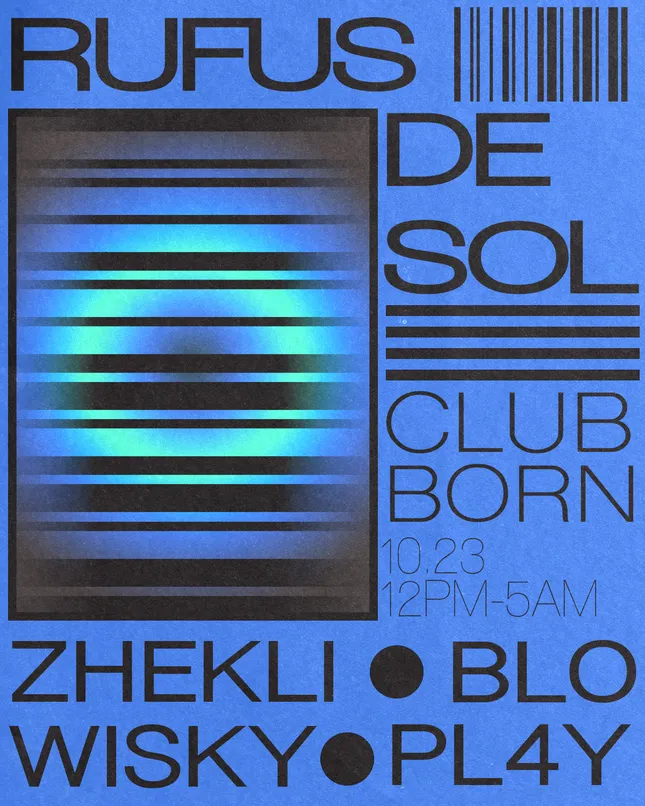 RUFUS DE SOL EVENT POSTER