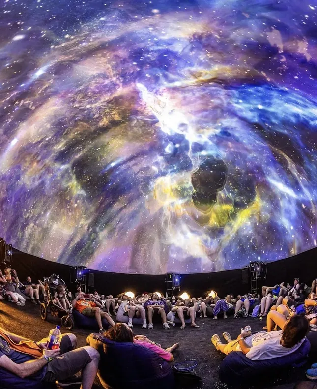 FORMAT Music Festival - "Nova Heat" Dome Projection