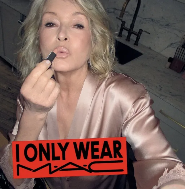 I ONLY WEAR MAC Nudes Campaign with Martha Stewart