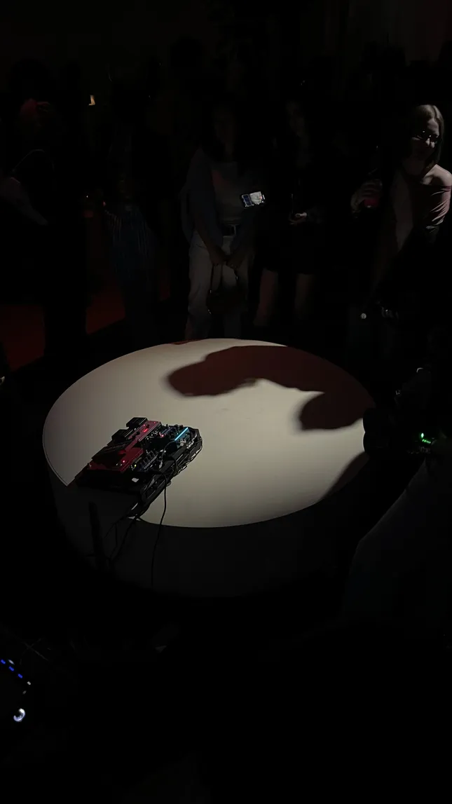 Custom Stage Fabrication + Lighting Design for AXEL ARIGATO event at SILENCE PLEASE
