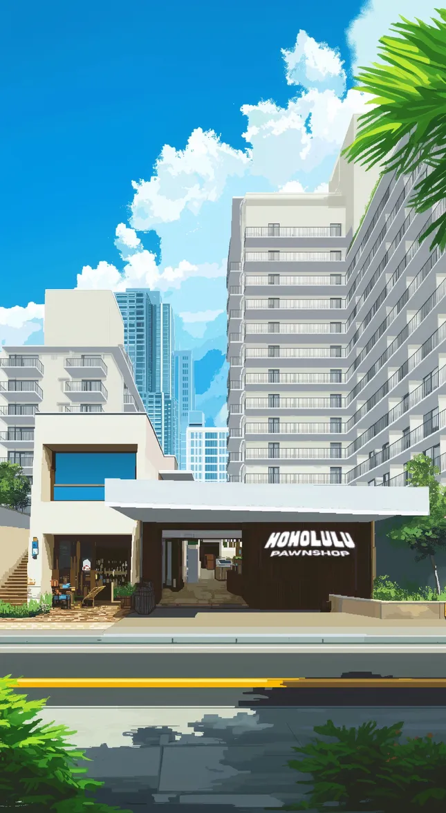 Honolulu Pawnshop X Fox Racing - Animated content