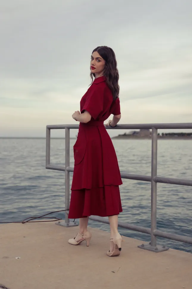 Woman in Red