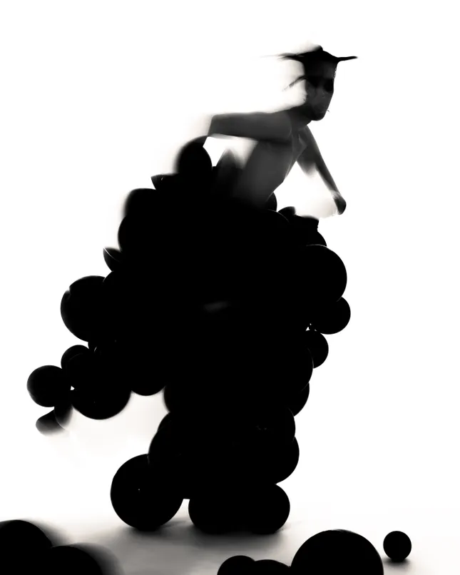 Untitled (Tyler Basa in Studio) 2024