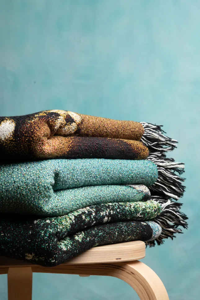 Personal Photography On Woven Blanket