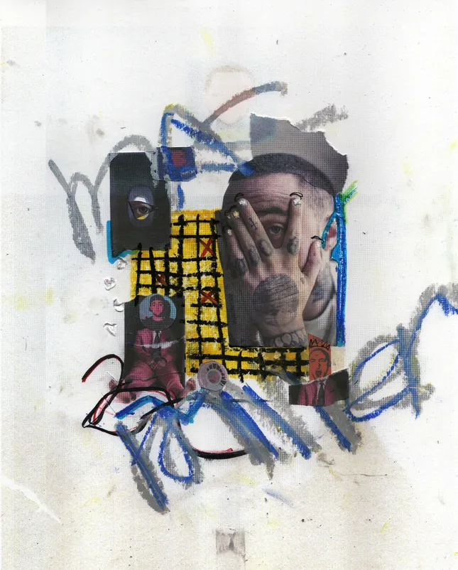 “Paper Cuts & Realities” — a mixed media poster series