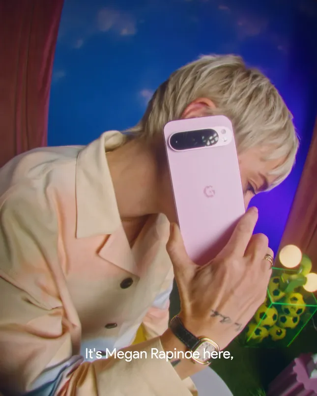 Google Pixel- Megan Rapinoe