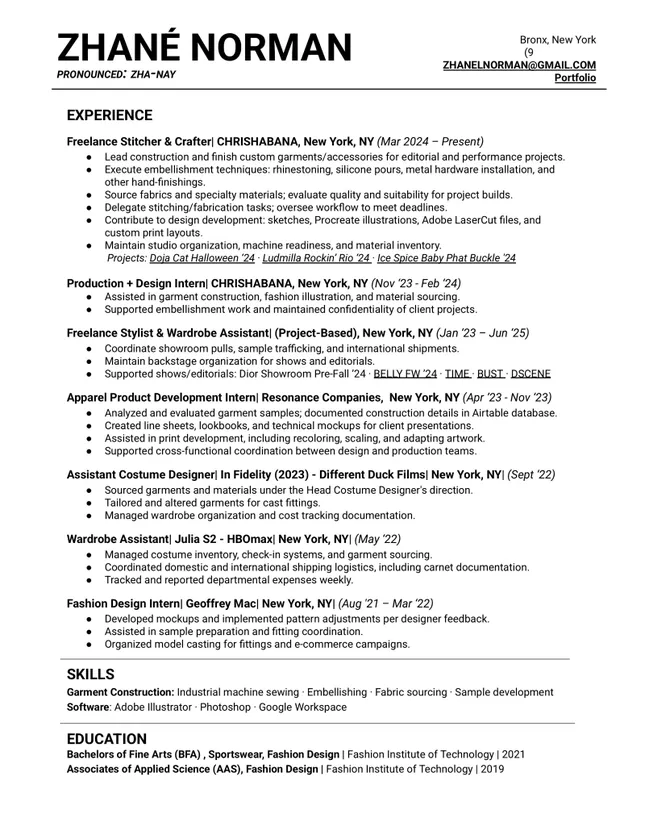 CV