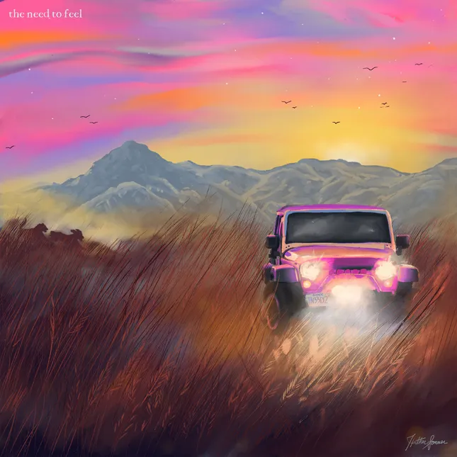 ‘the need to feel’ by Heather Sommer (self) - Cover Art + Illustration