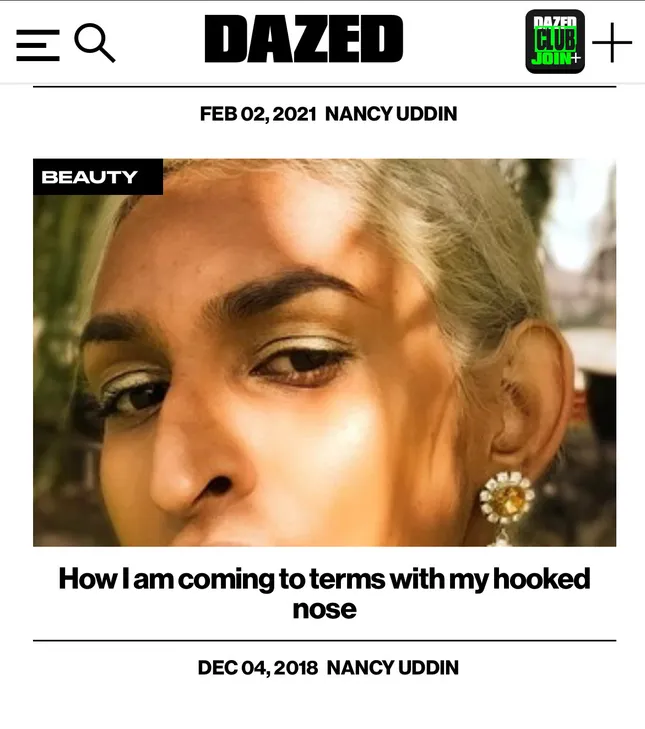 How I am coming to terms with my hooked nose