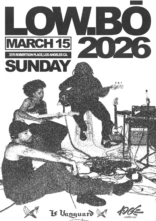 LOW.BŌ CONCERT FLYER