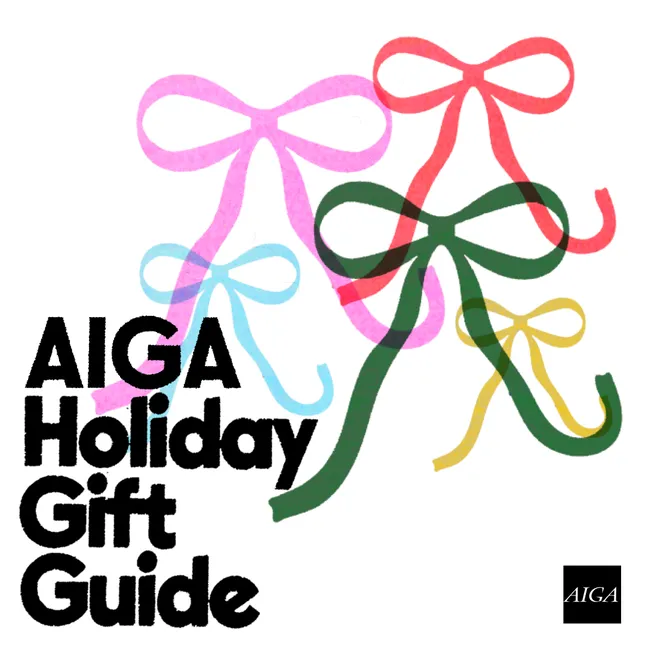 AIGA (The American Institute of Graphic Arts) - Holiday Gift Guide Campaign