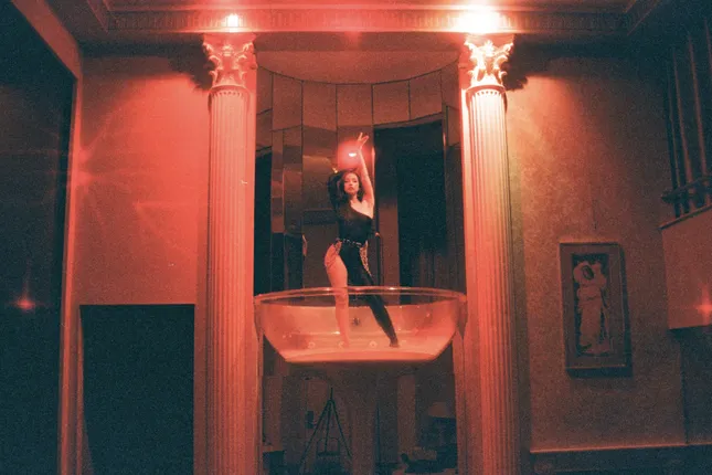 I Perform For Me, Not You, Self-Portraits on 35mm, Cinestill 800